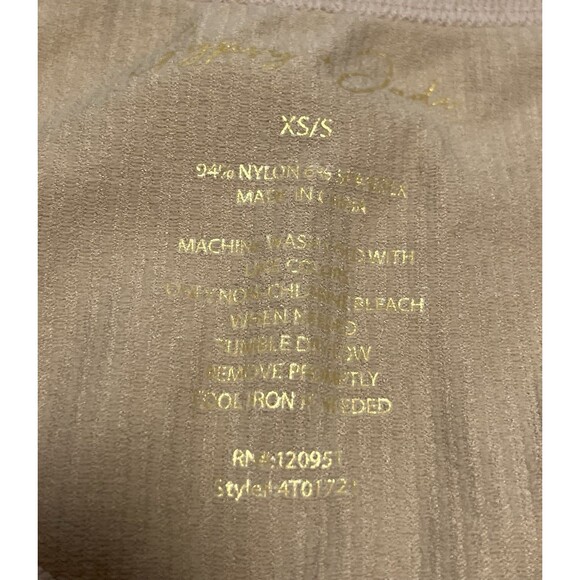 Gypsy And Jade Ribbed Knit Tank Tops Green Beige XS/S Lot Of 2 Workout Leisure - Picture 3 of 5